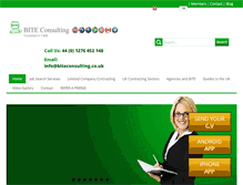 Tablet Screenshot of biteconsulting.co.uk